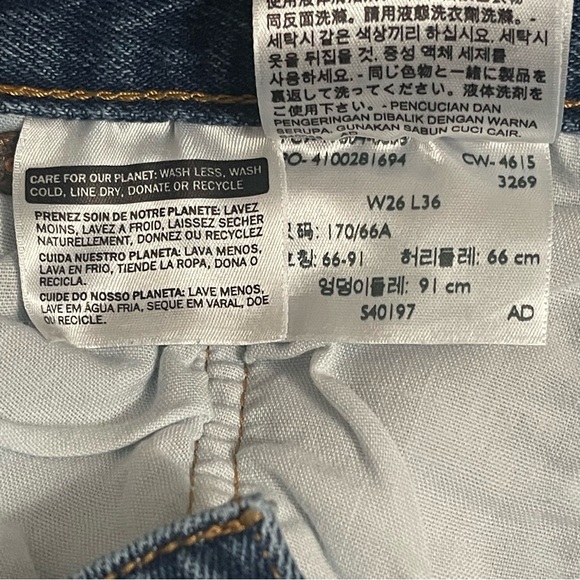 Levi's Jeans 501 CT Button Fly with Leather Patch - Picture 11 of 12